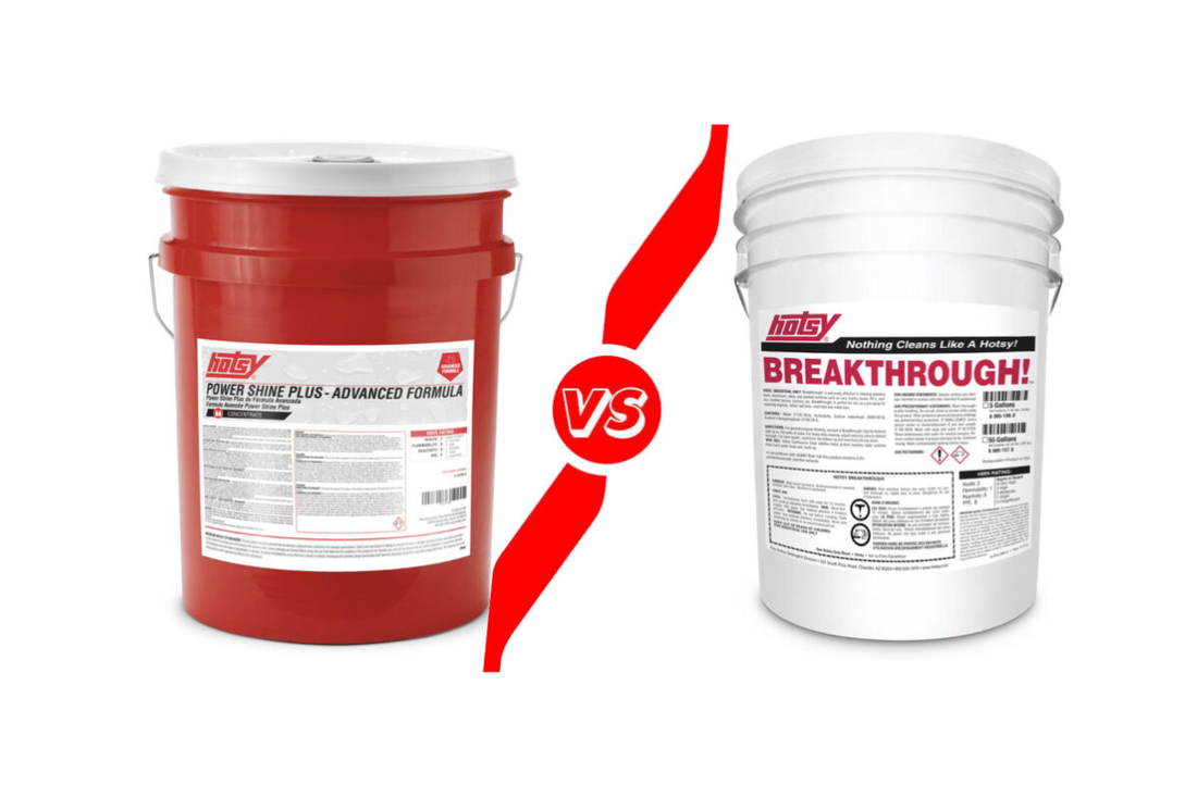Power Shine vs Breakthrough Pressure Washer Detergent